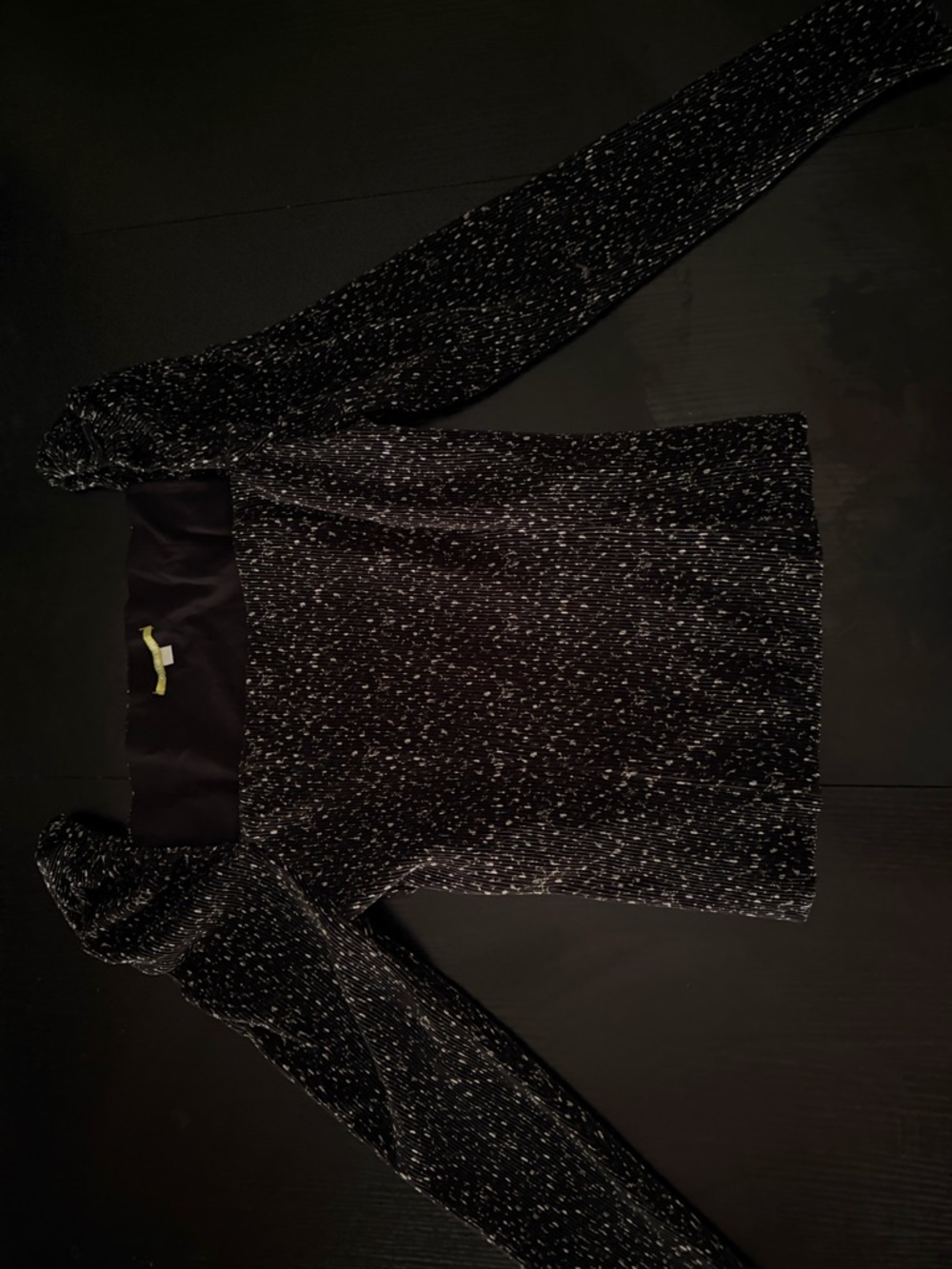 Gianni Bini Brown Top with Yellow Brand Ribbon